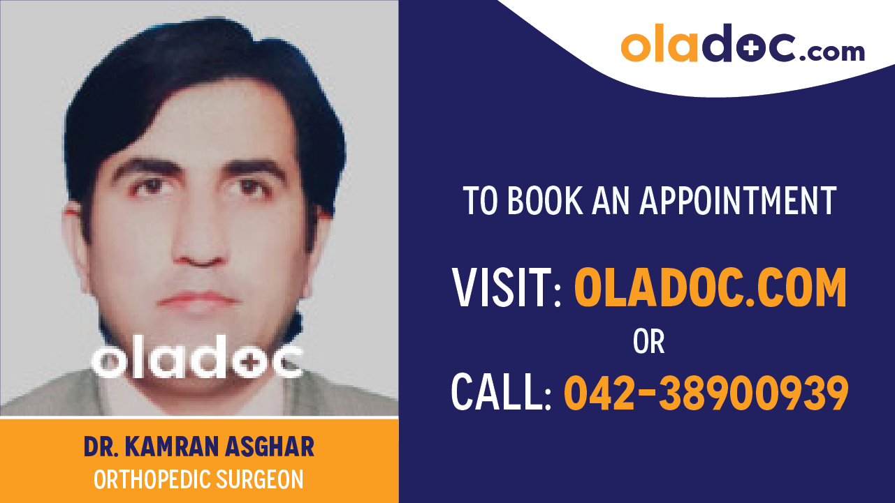 Book appointment with Dr.Kamran Asghar-best Orthopedic Surgeon in Rawalpindi